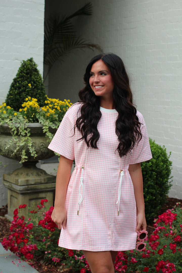 Gingham Athleisure Dress