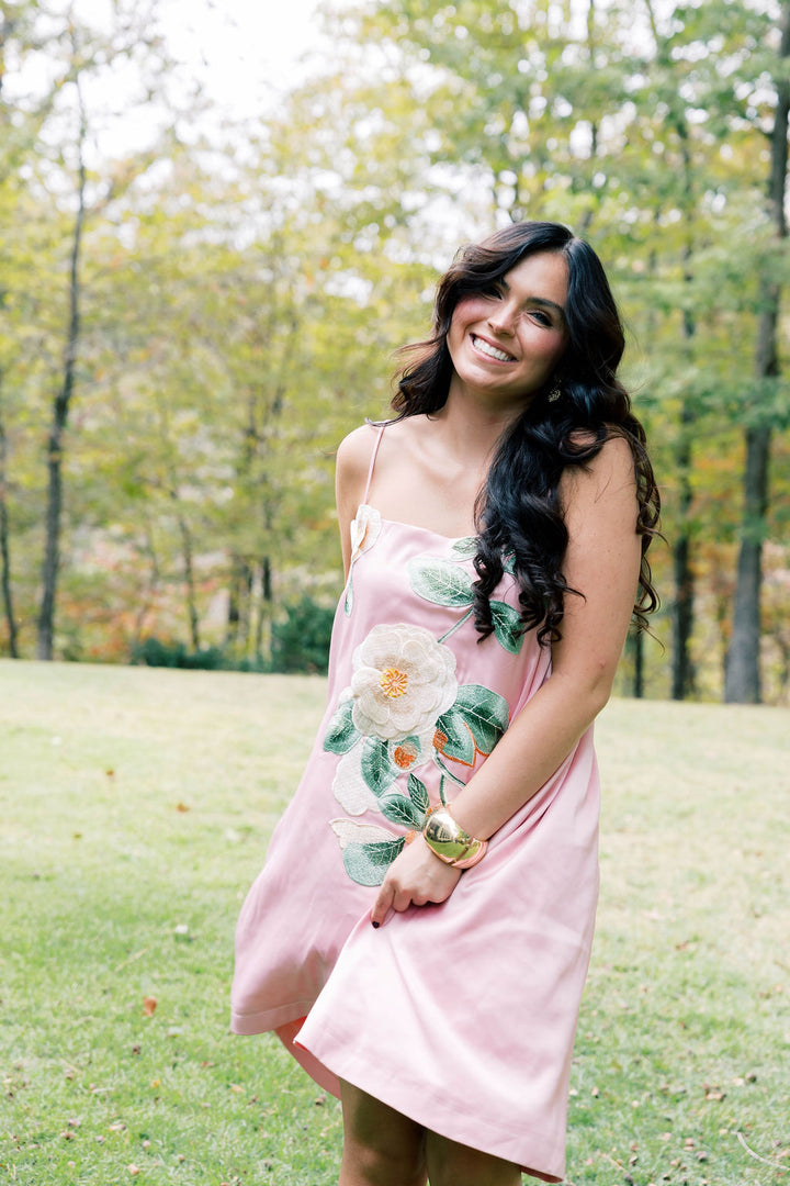 Magnolia Embroidered Dress