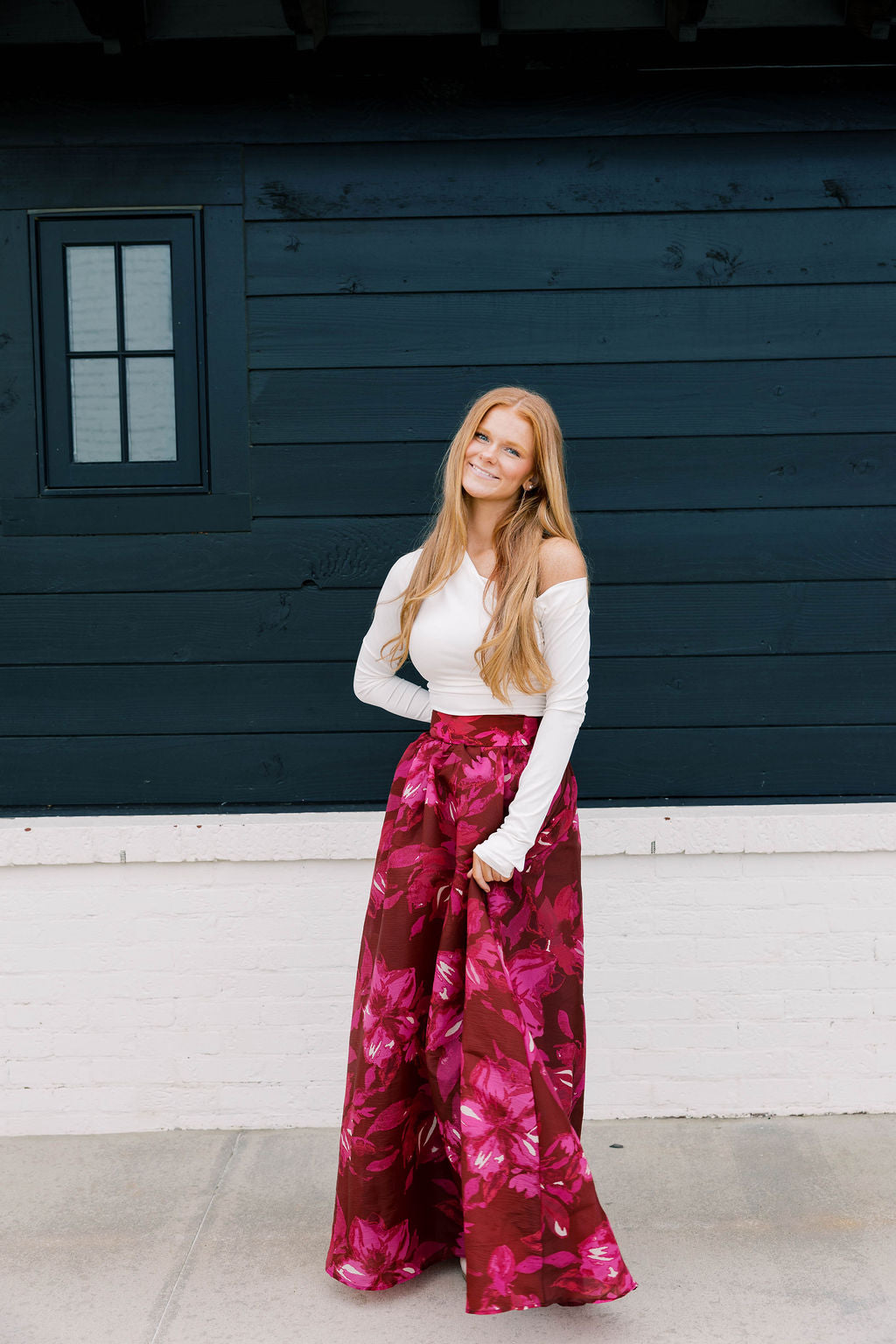 Fuchsia Fields Skirt