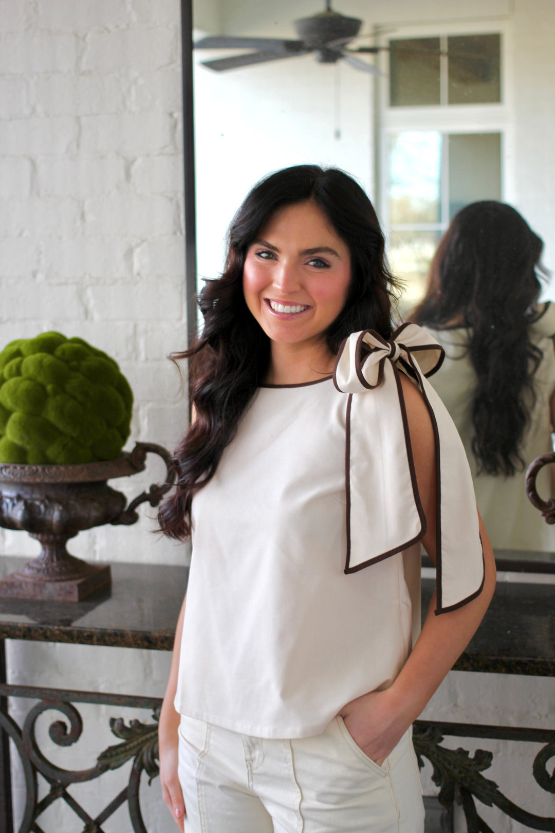 Shoulder Bow Top