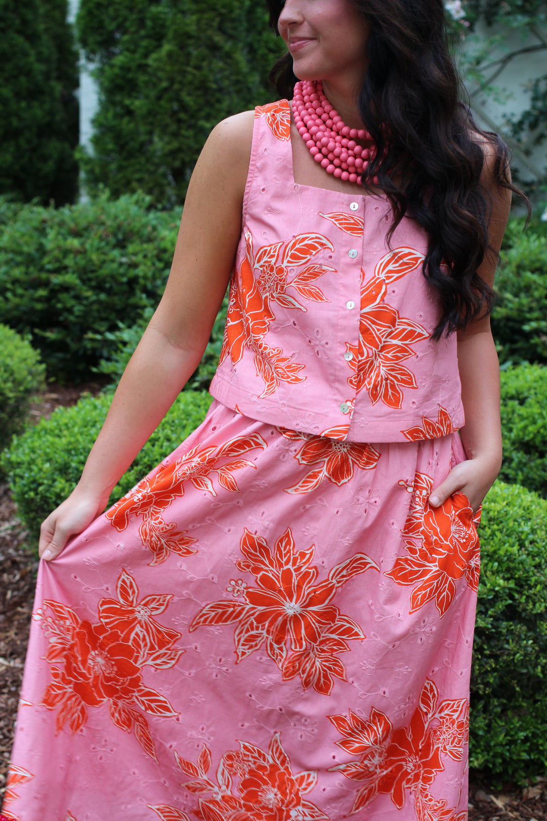 Eyelet Vaca Set