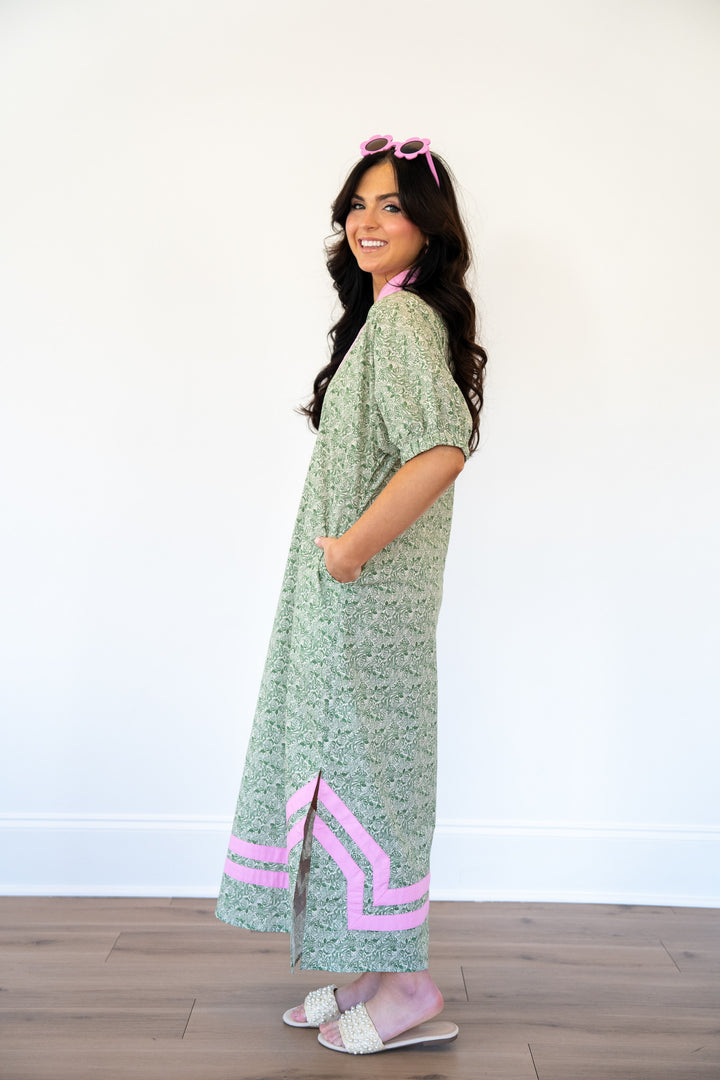 Green Vacation Dress