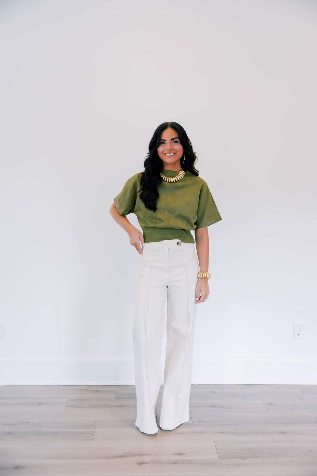 Ines Suede Top