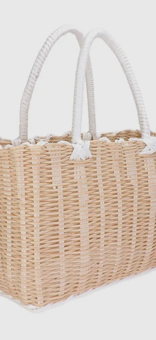 Handmade Basket Weave Tote