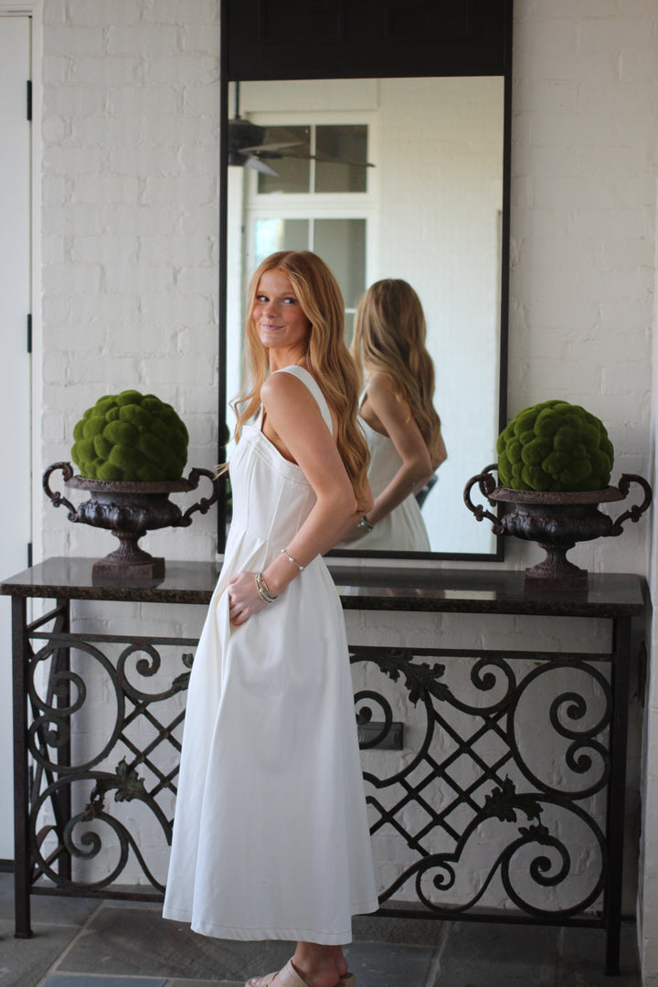White Dunes Denim Dress
