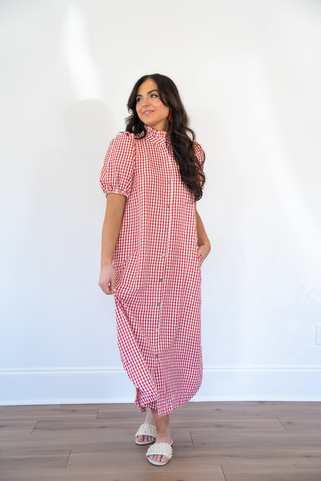 Ruby Gingham Dress