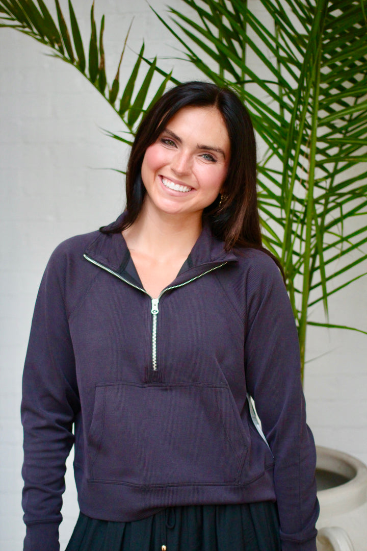 Luxe Quarter Zip Sweater