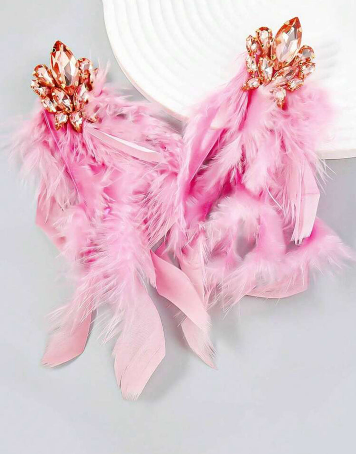 The Claudia Feather Earring