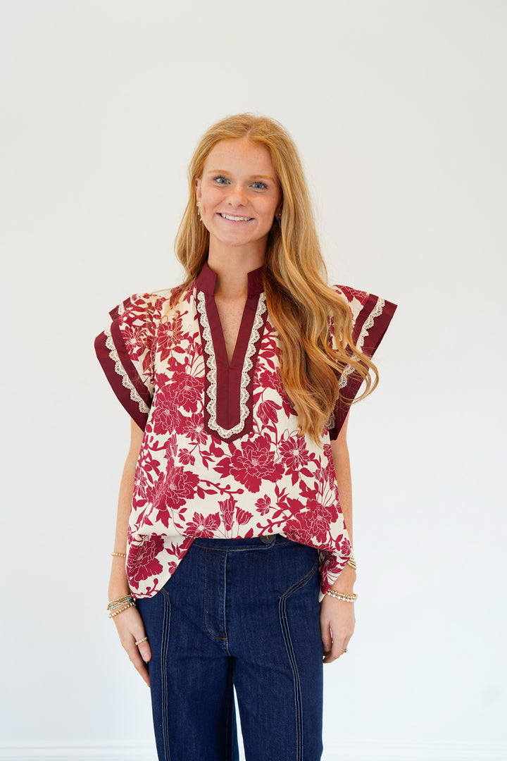 Fall Floral Top
