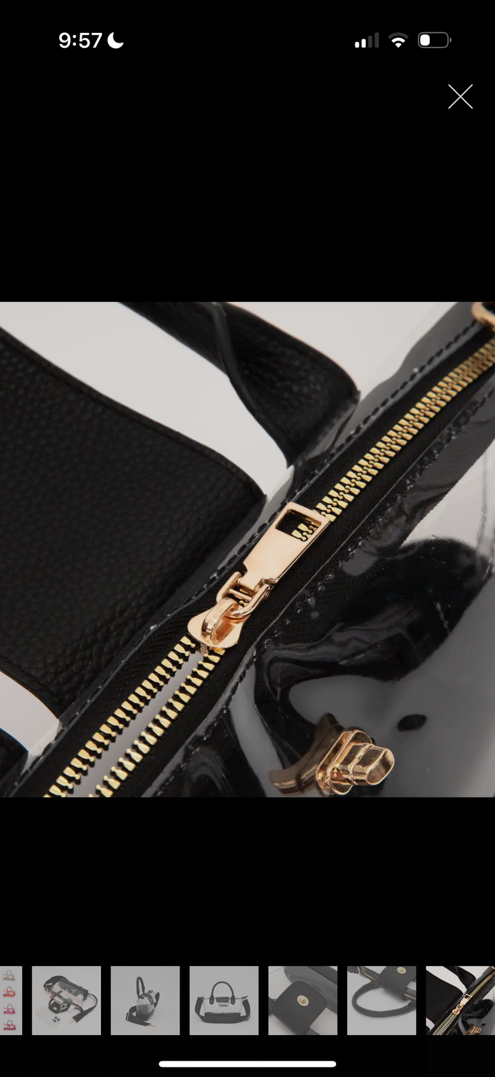 Stella Clear Crossbody Purse