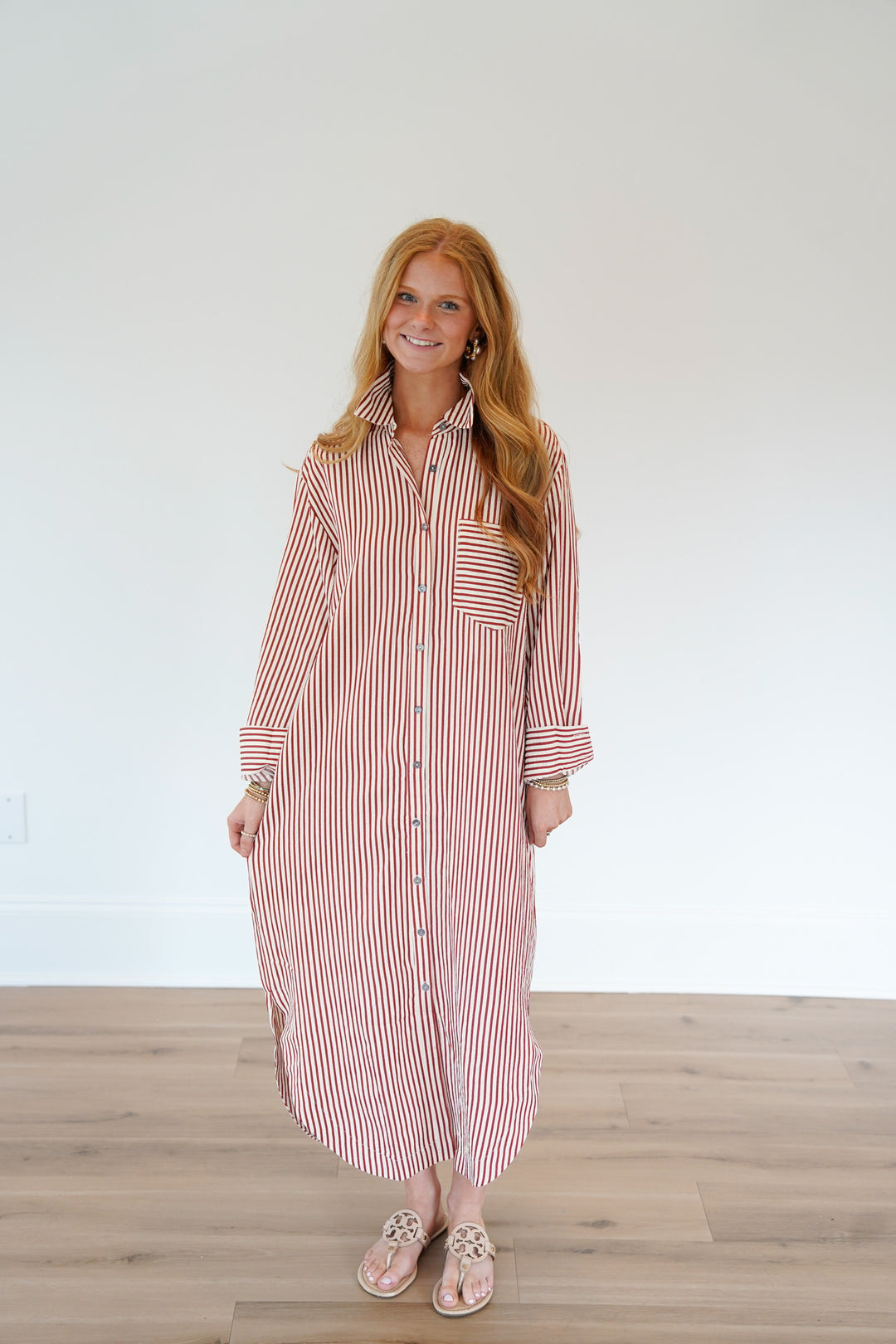 Sunday Stroll Shirt Dress