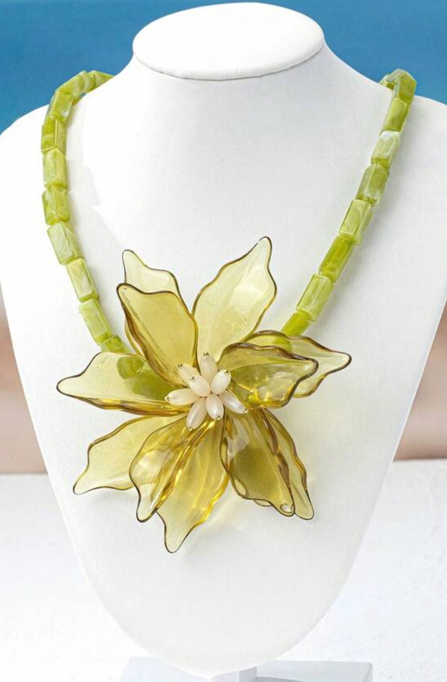 Flower Statement Necklace