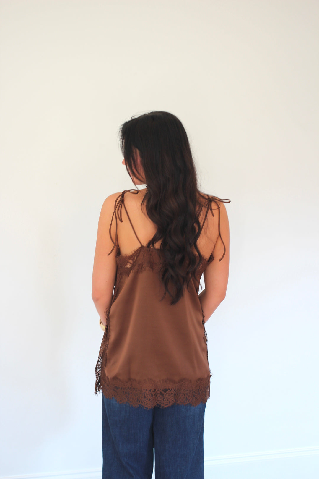 Lace Trim Cami Top