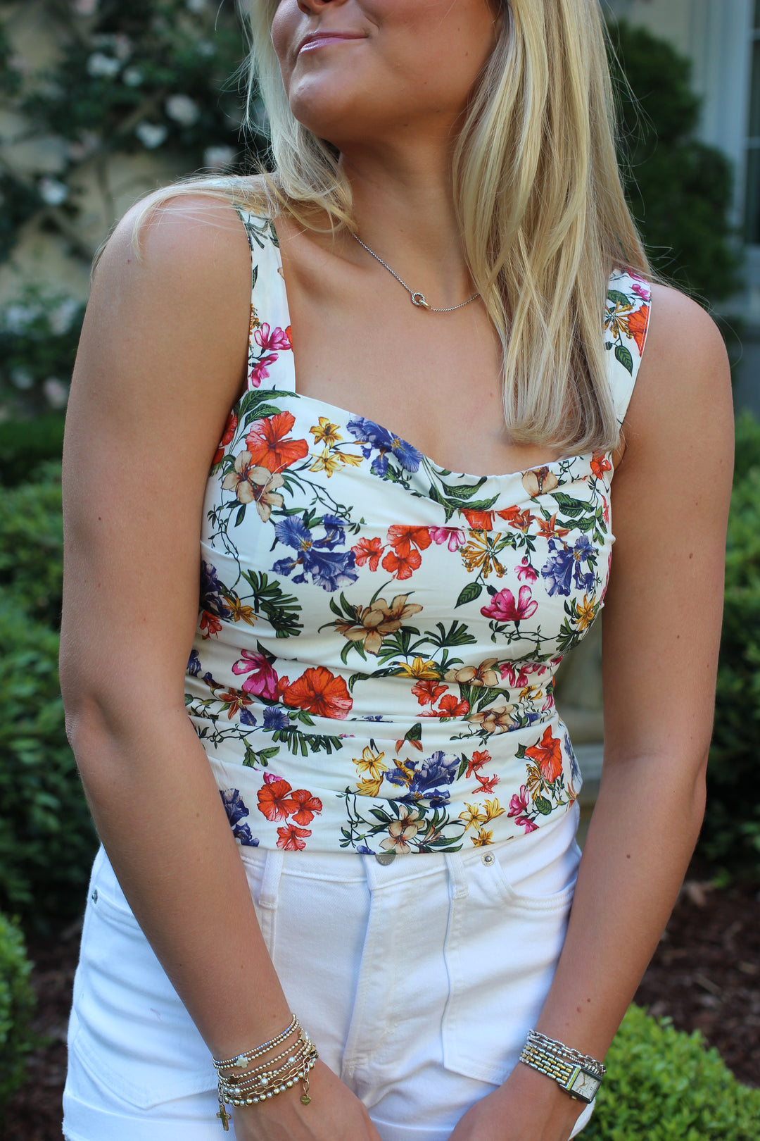 Camille Floral Top
