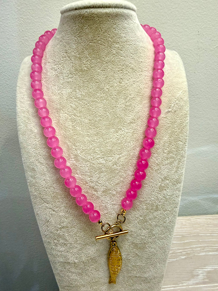 Beaded Fish Necklace