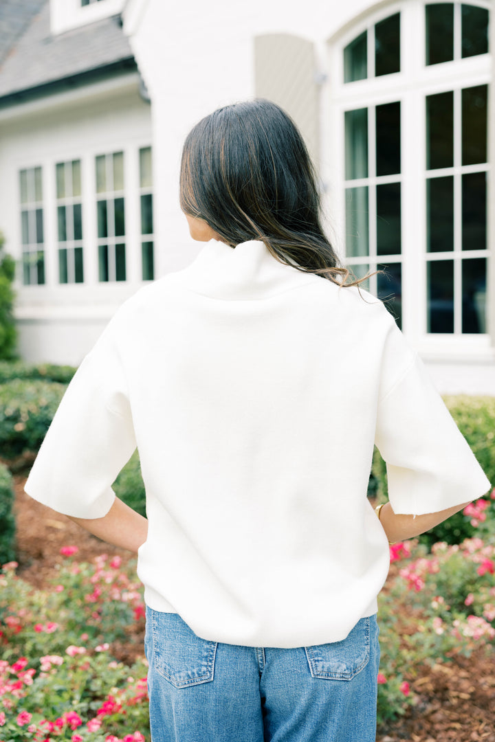 Serene Short Sleeve Sweater