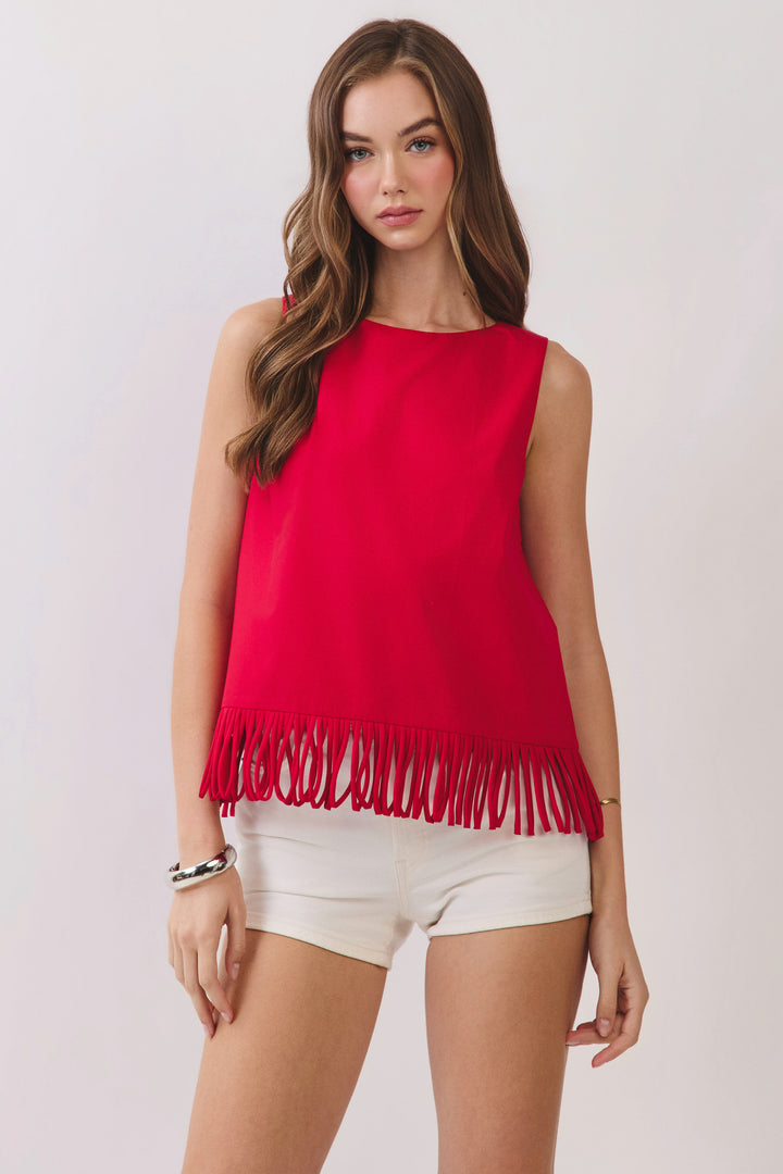 Farah Fringe Top