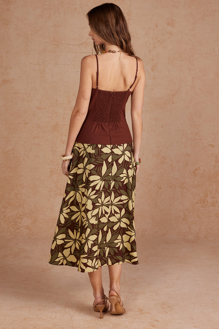 Savannah Panel Print Dress