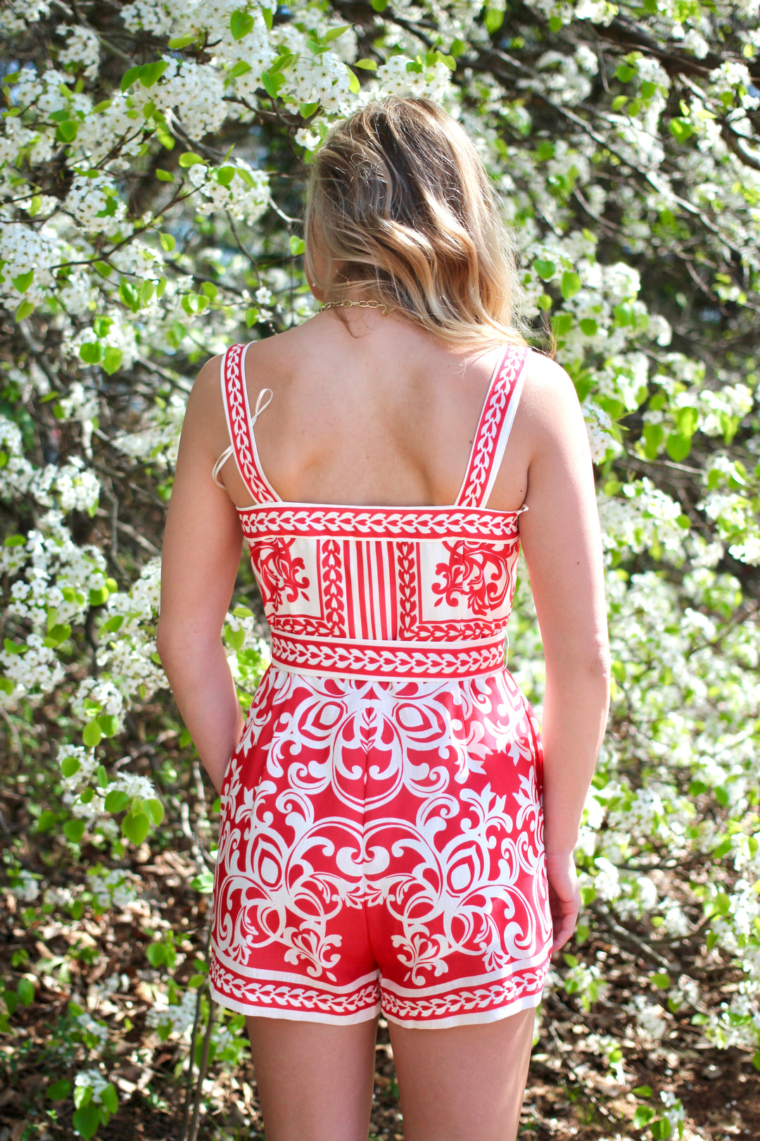Ruby Red Romper