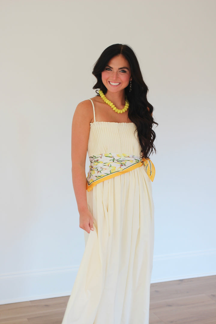 Ivory Pintuck Dress