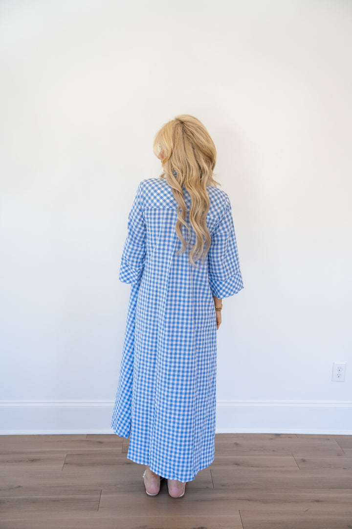 Blue Picnic Dress