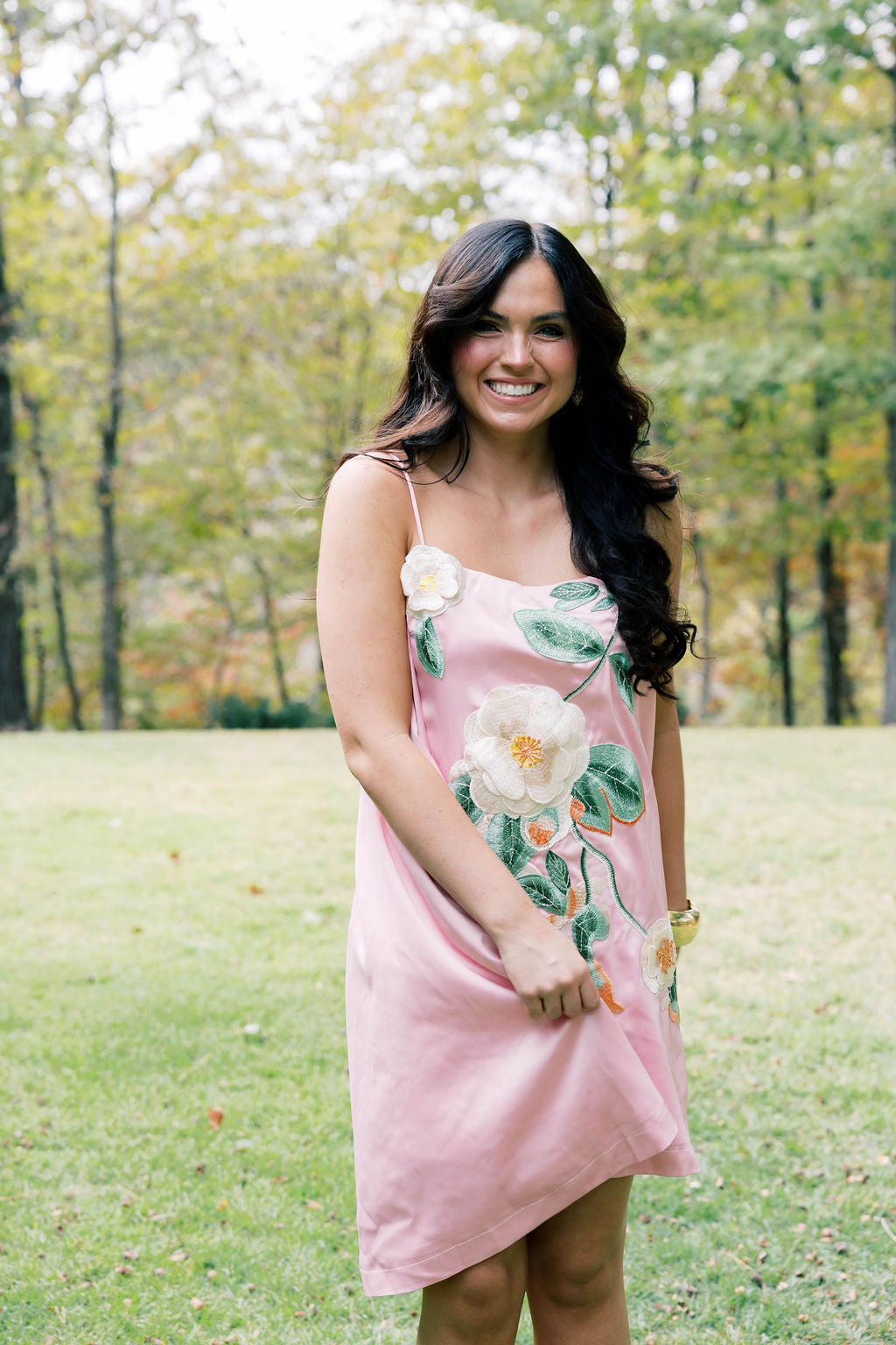Magnolia Embroidered Dress