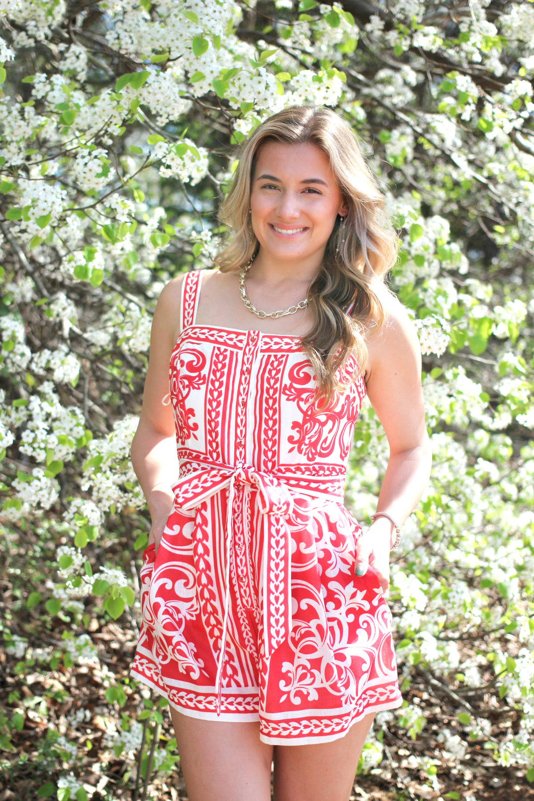 Ruby Red Romper