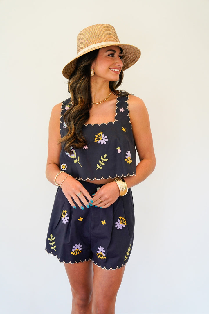 Emma Embroidered Set