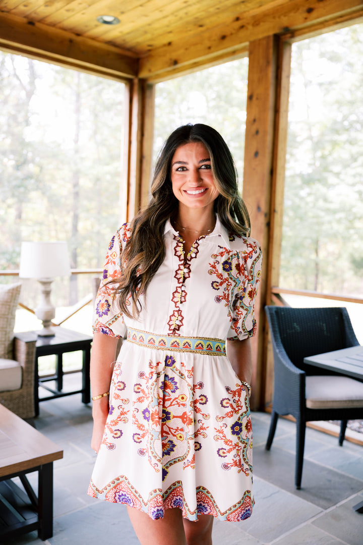 Bohemian Flower Dress