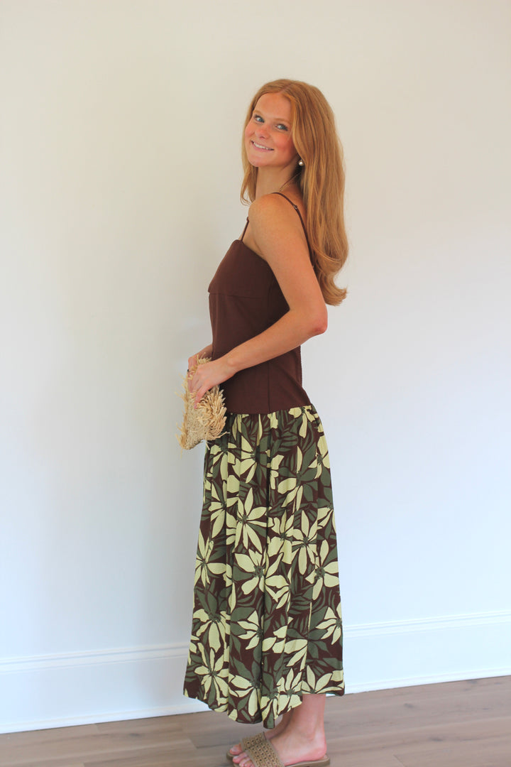 Savannah Panel Print Dress