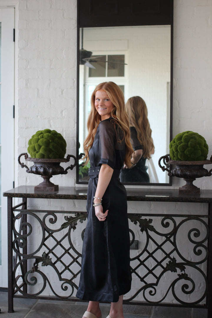 Mesh Midi Dress