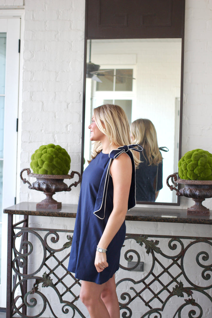 Shoulder Bow Dress