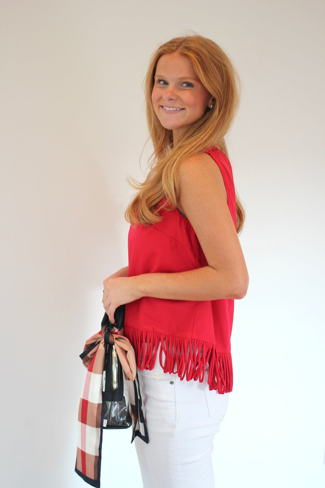 Farah Fringe Top