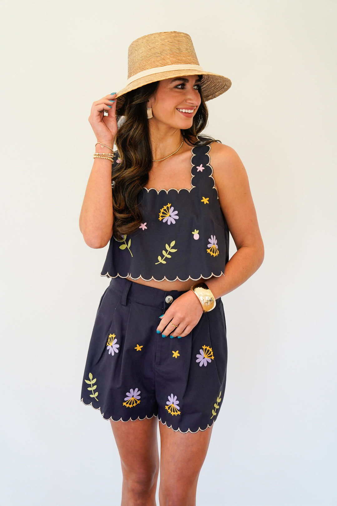 Emma Embroidered Set
