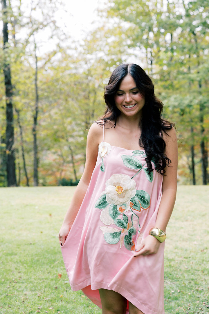 Magnolia Embroidered Dress