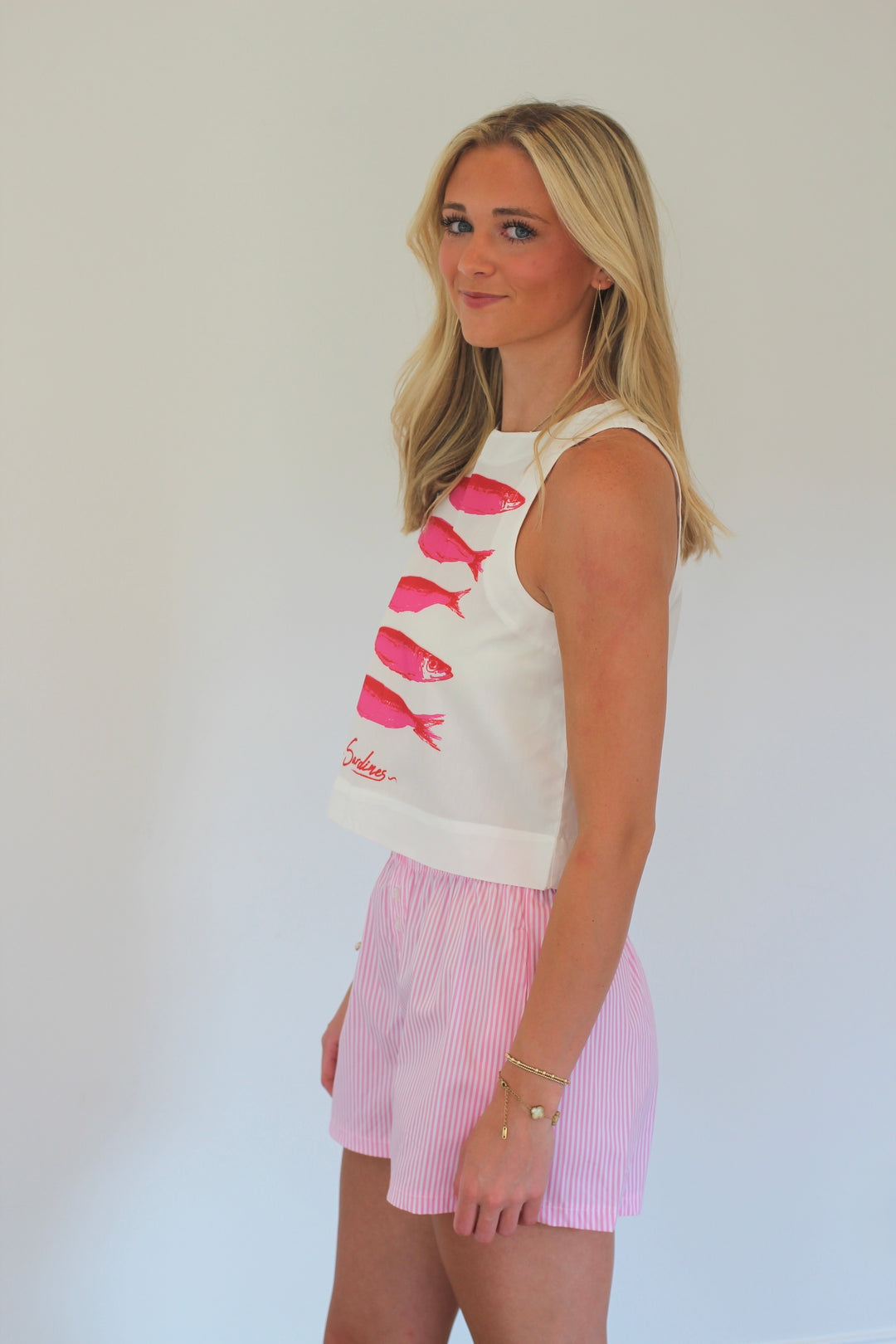 Pink Sardines Top