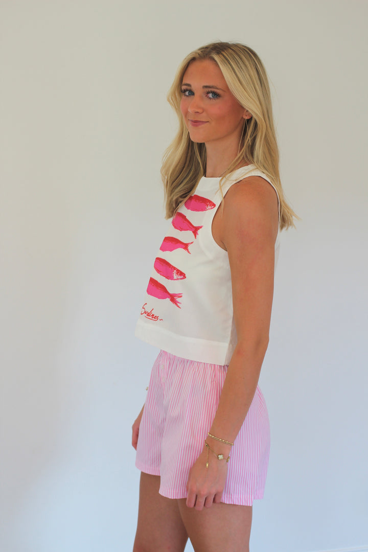 Pink Sardines Top