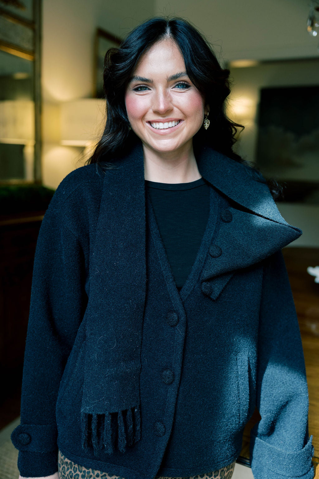 Scarf Cardigan Jacket