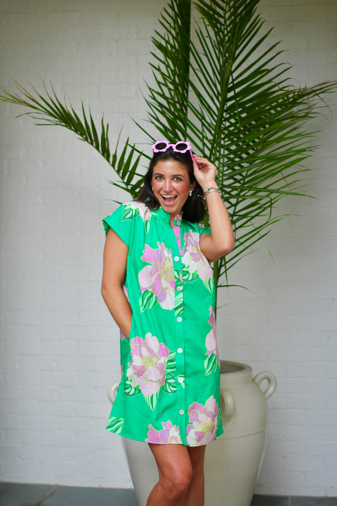 Greenie Mini Dress