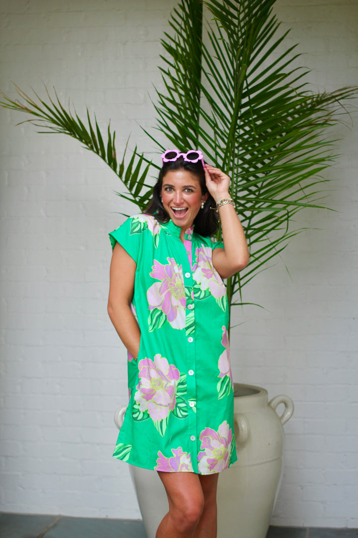 Greenie Mini Dress