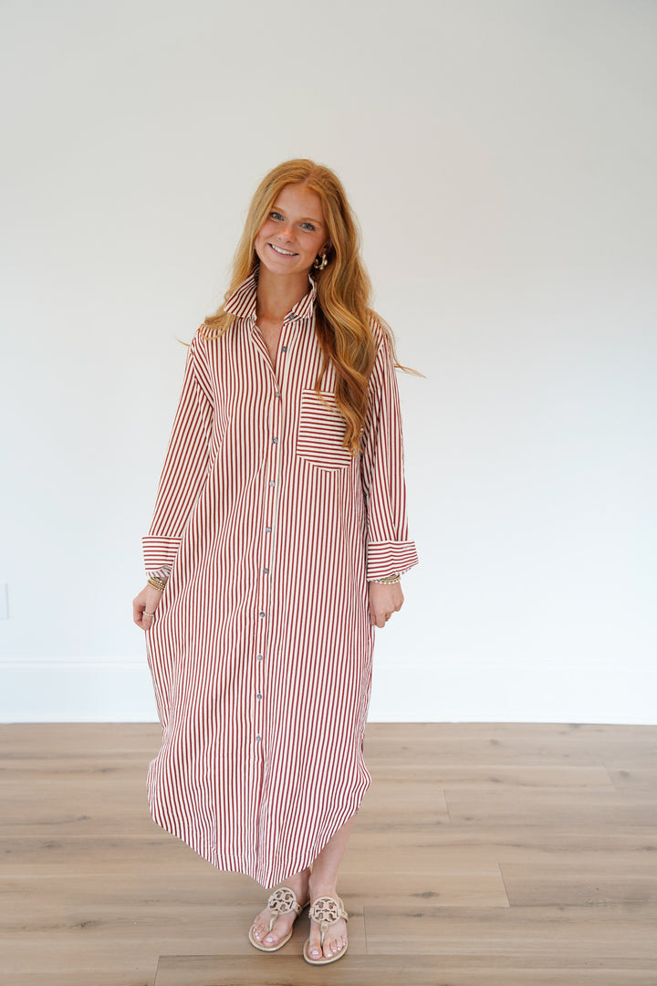 Sunday Stroll Shirt Dress