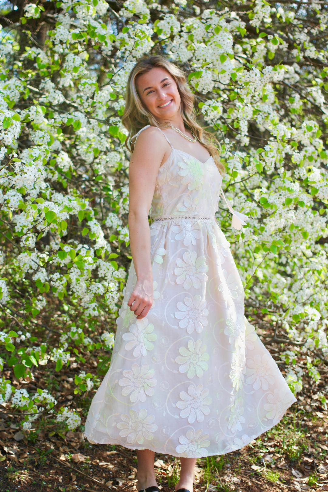 3-D Daisies and Sunshine Dress