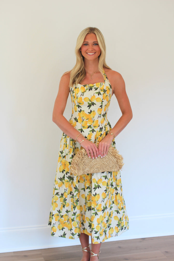 Lemon Grove Midi Dress