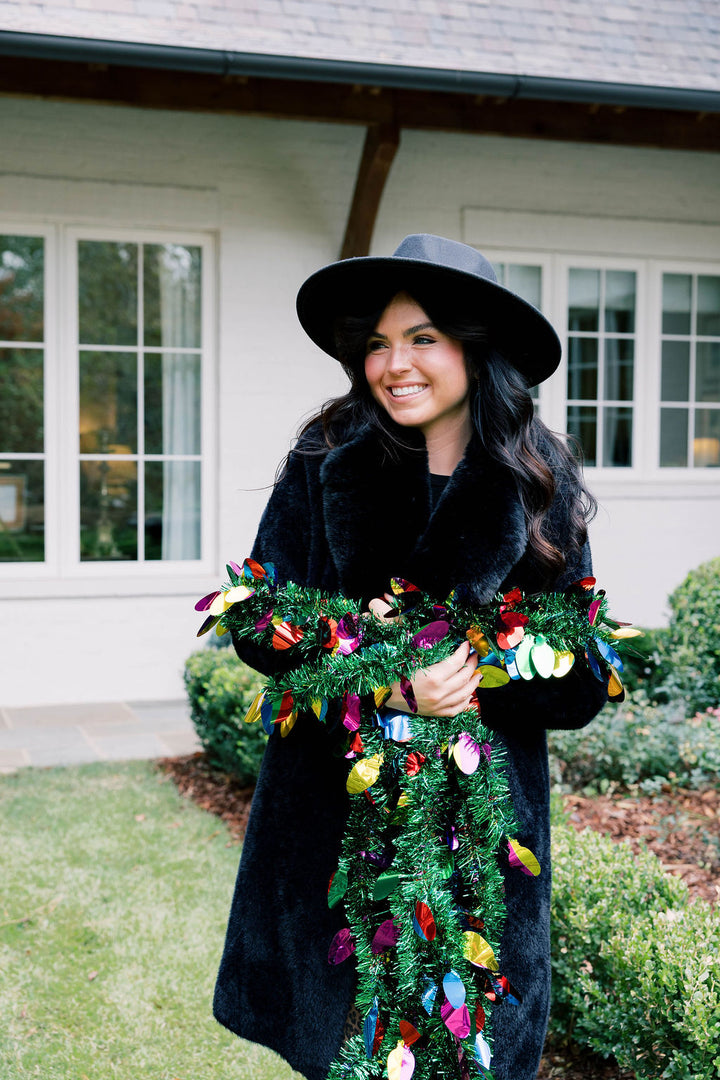 Faux Fur Sweater Jacket
