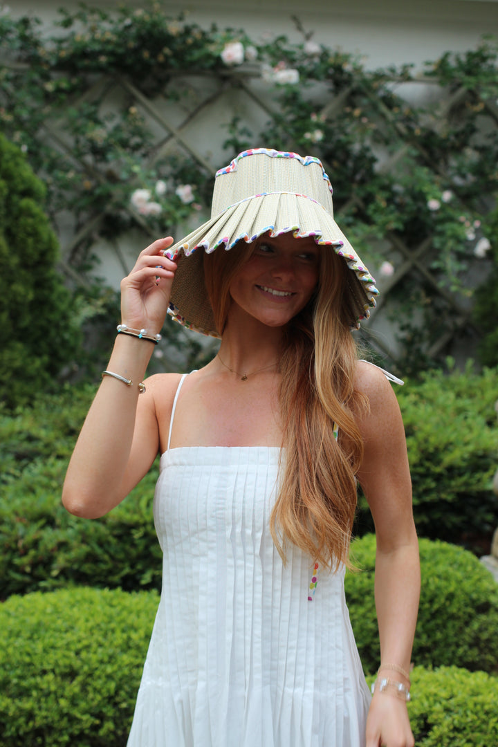 Polka Rainbow Luxe Capri Hat