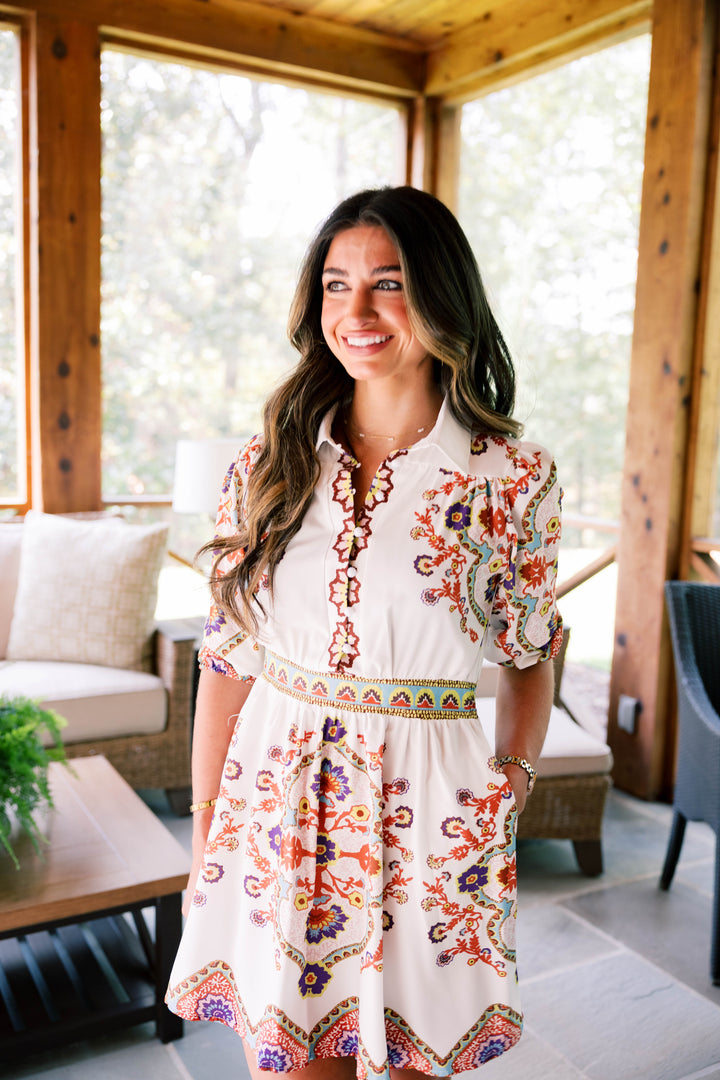 Bohemian Flower Dress