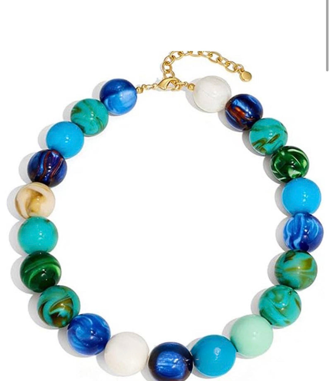 Blue Bubble Necklace