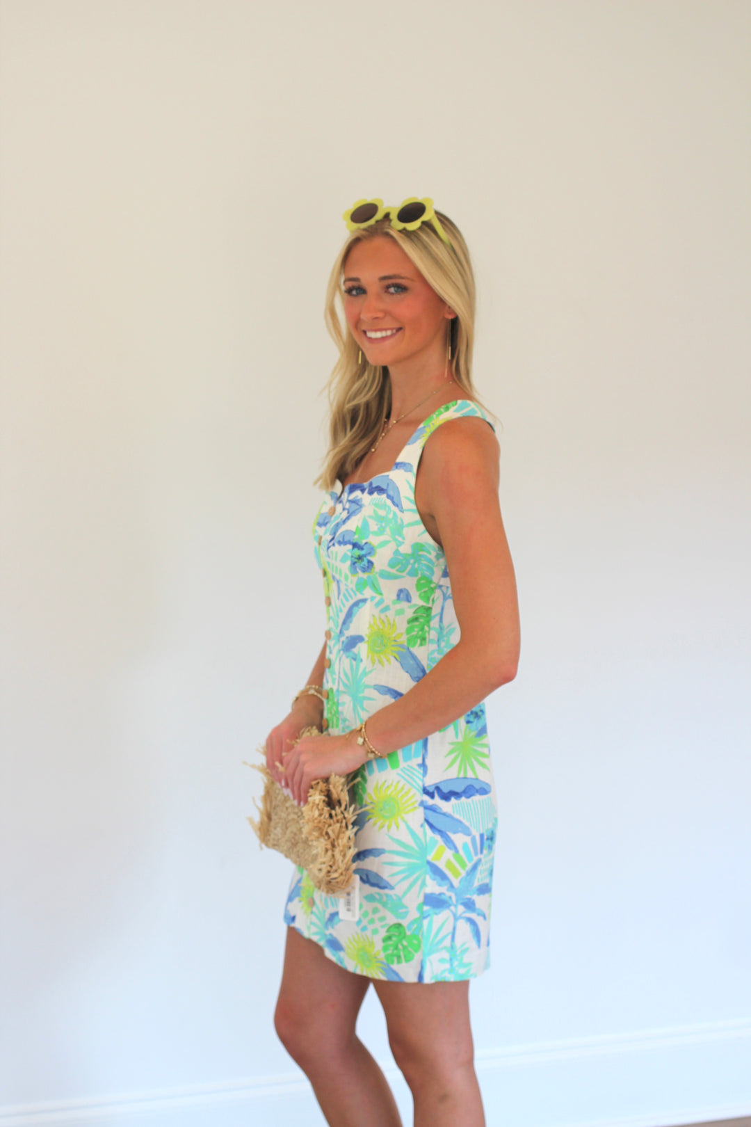 Blue Waters Linen Dress