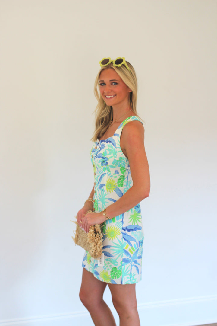 Blue Waters Linen Dress