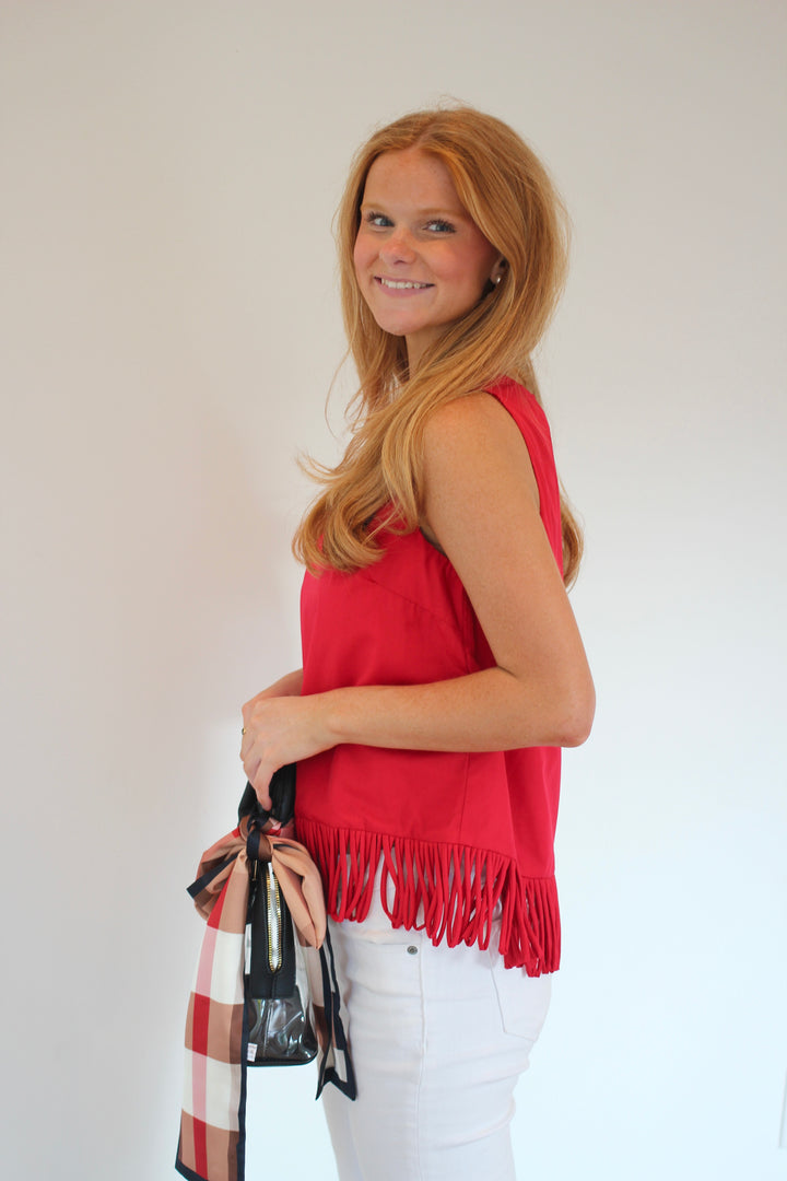 Farah Fringe Top